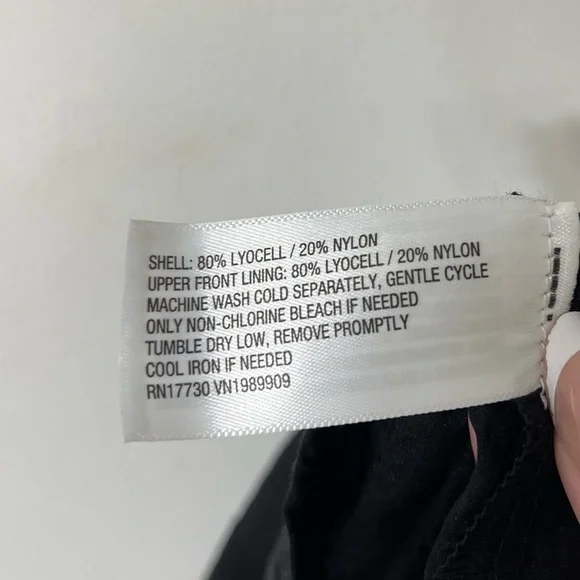 NWT a new day Black Textured Tied Tank Top - Picture 5 of 5